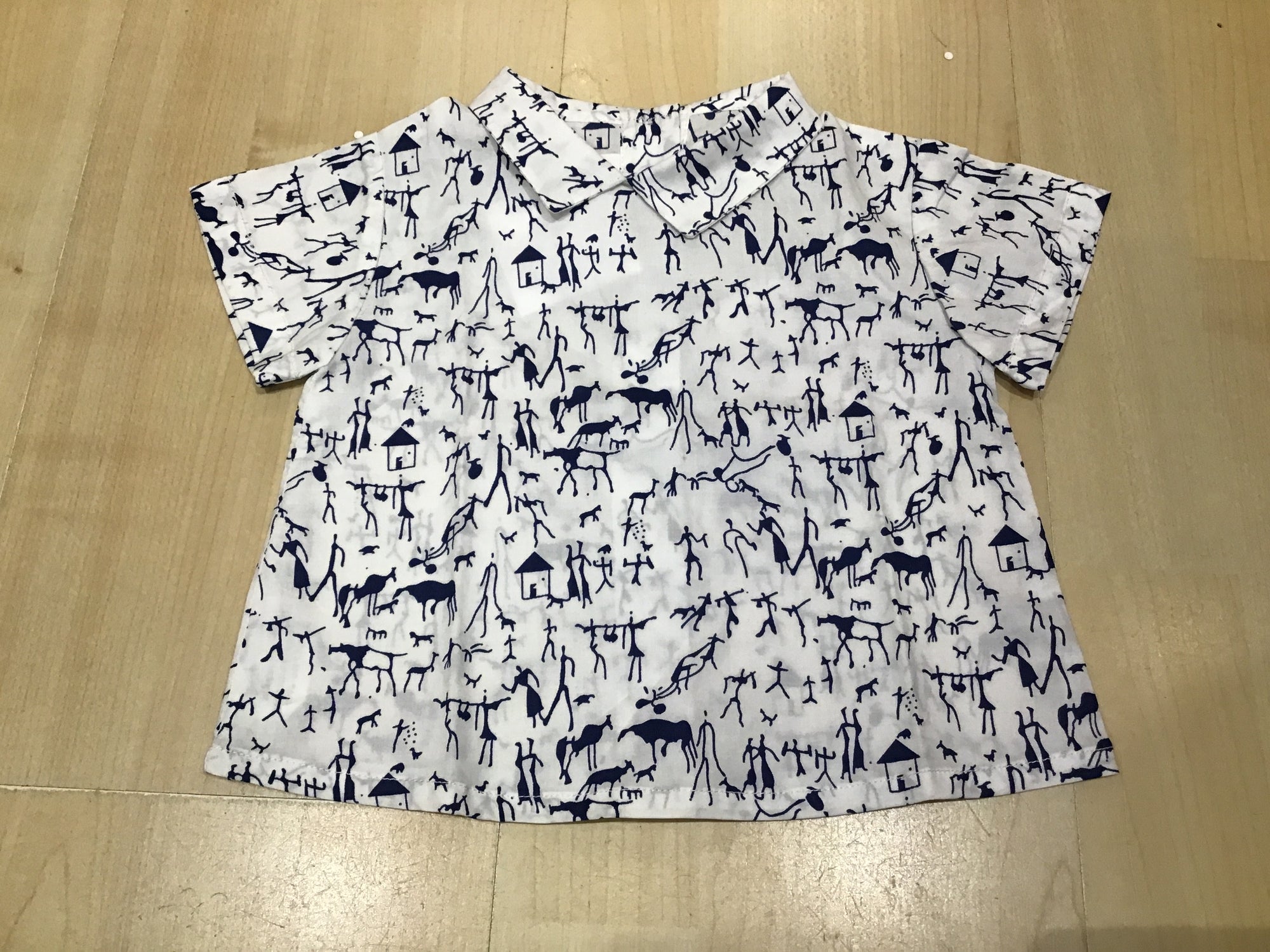 Blouse bégonia Era bleu