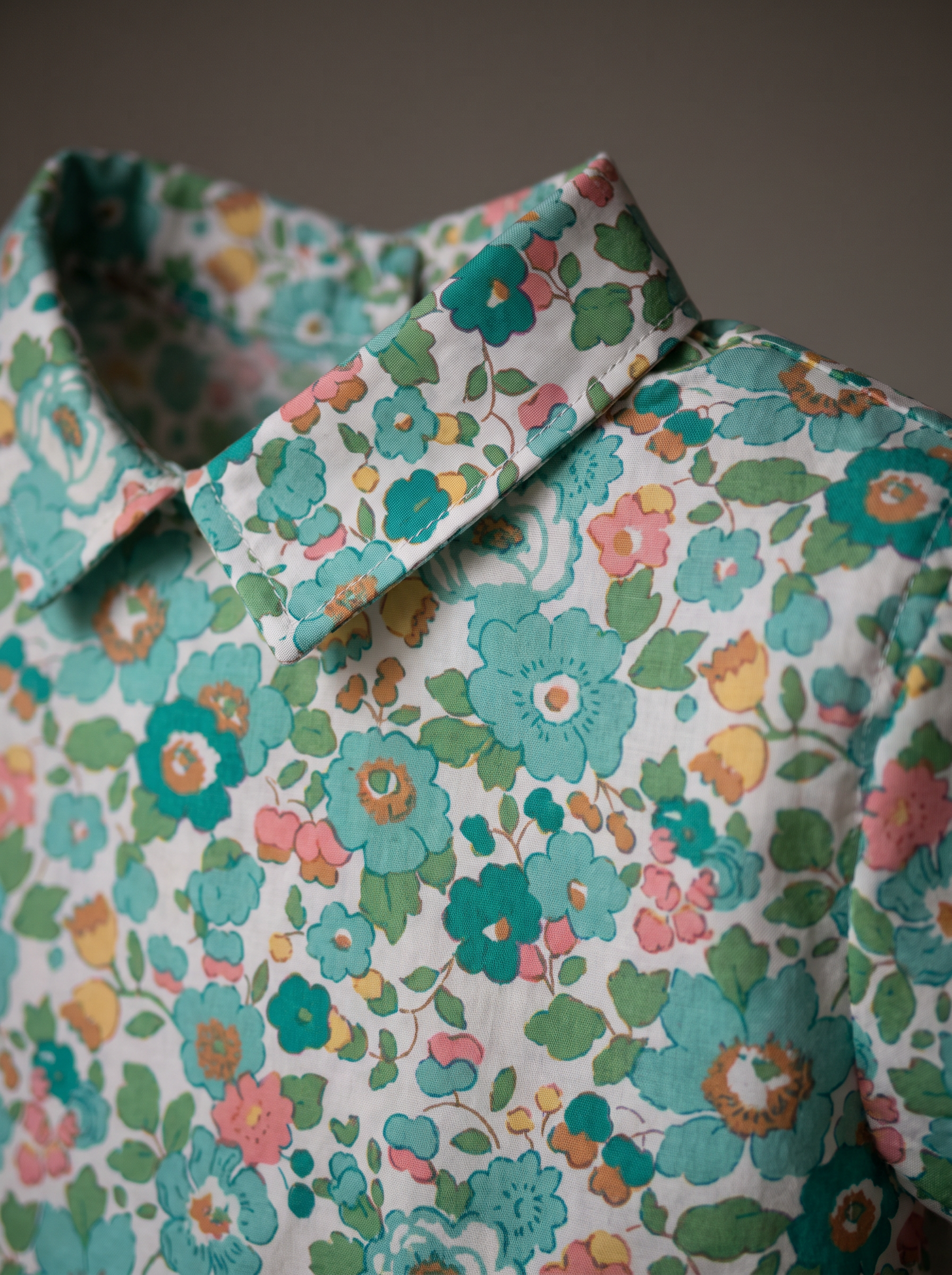 Blouse bégonia betsy vert - détail