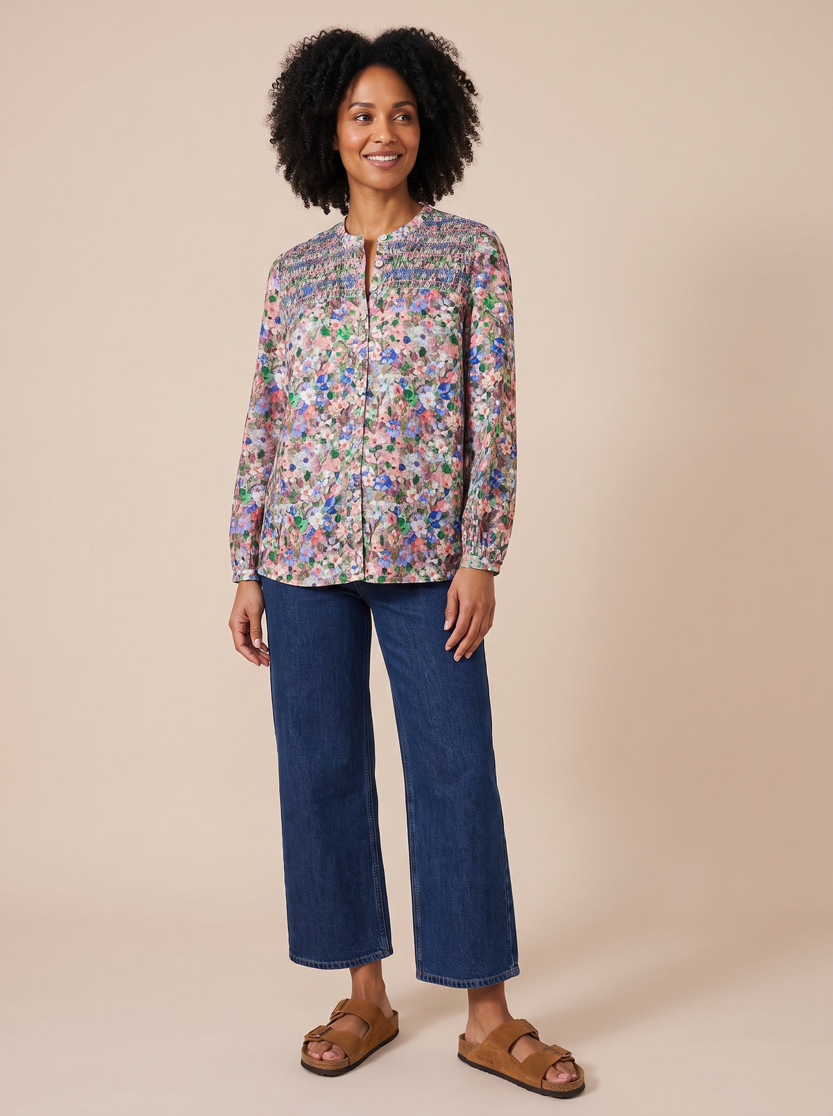 Blouse Gio Blurry portée - vue 3/4