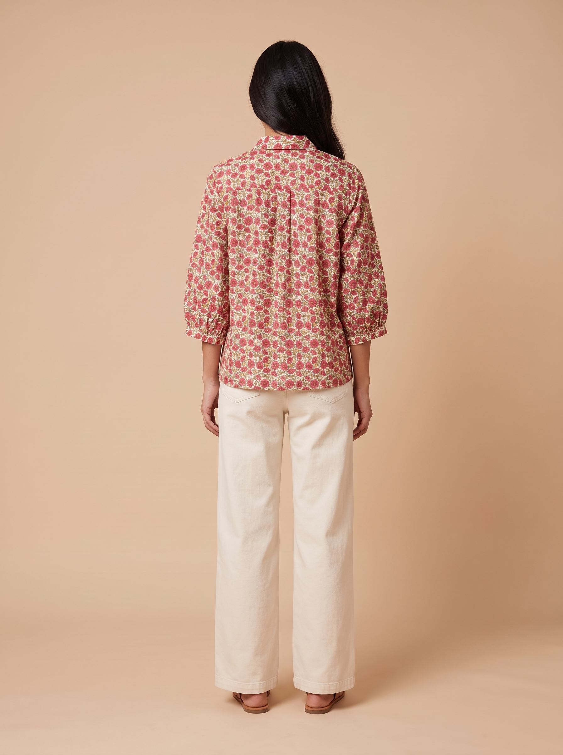 Chemise Jeanne Rouge — vue de dos