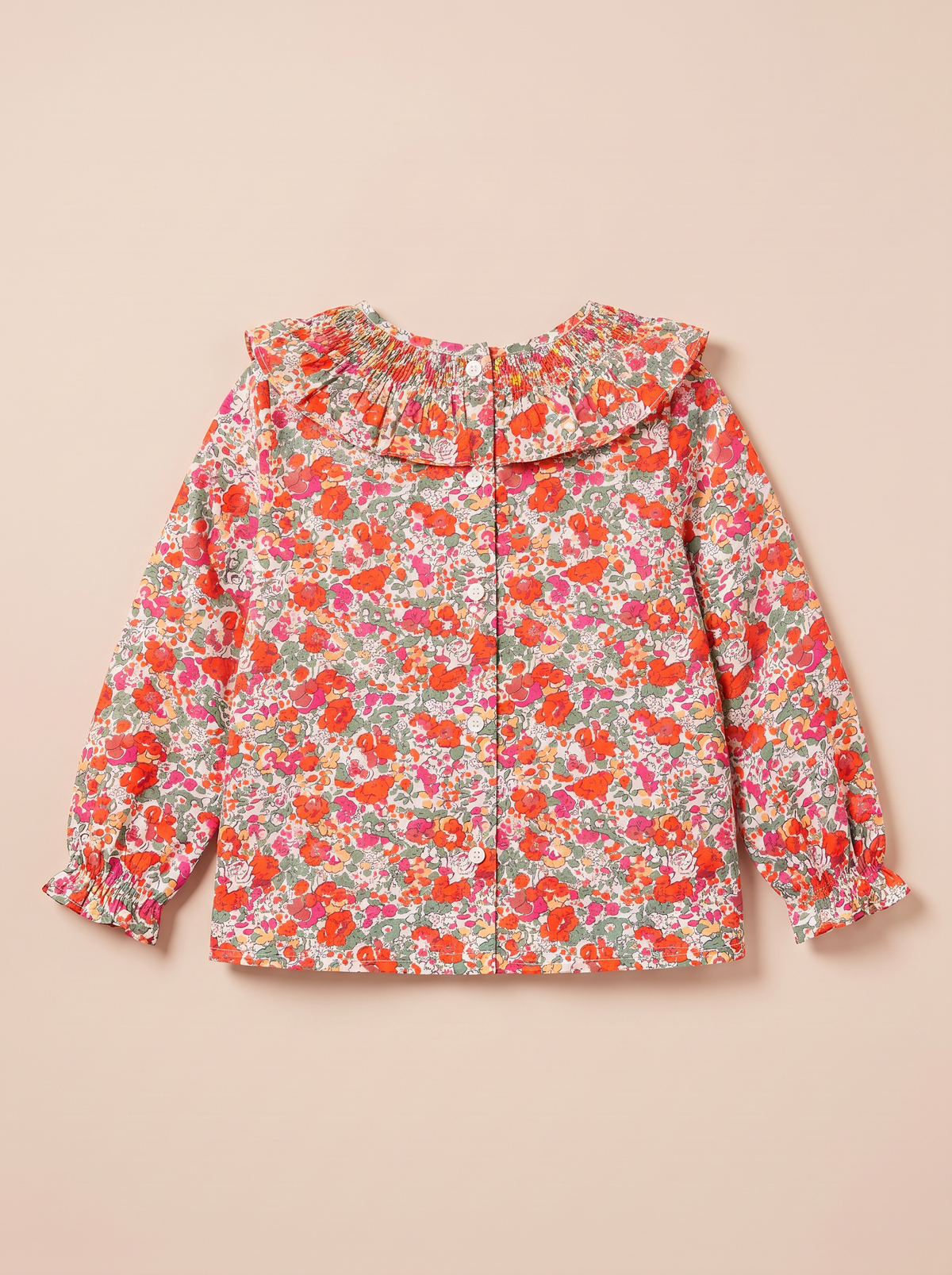 Blouse Rio Chilly - à plat, vue de dos