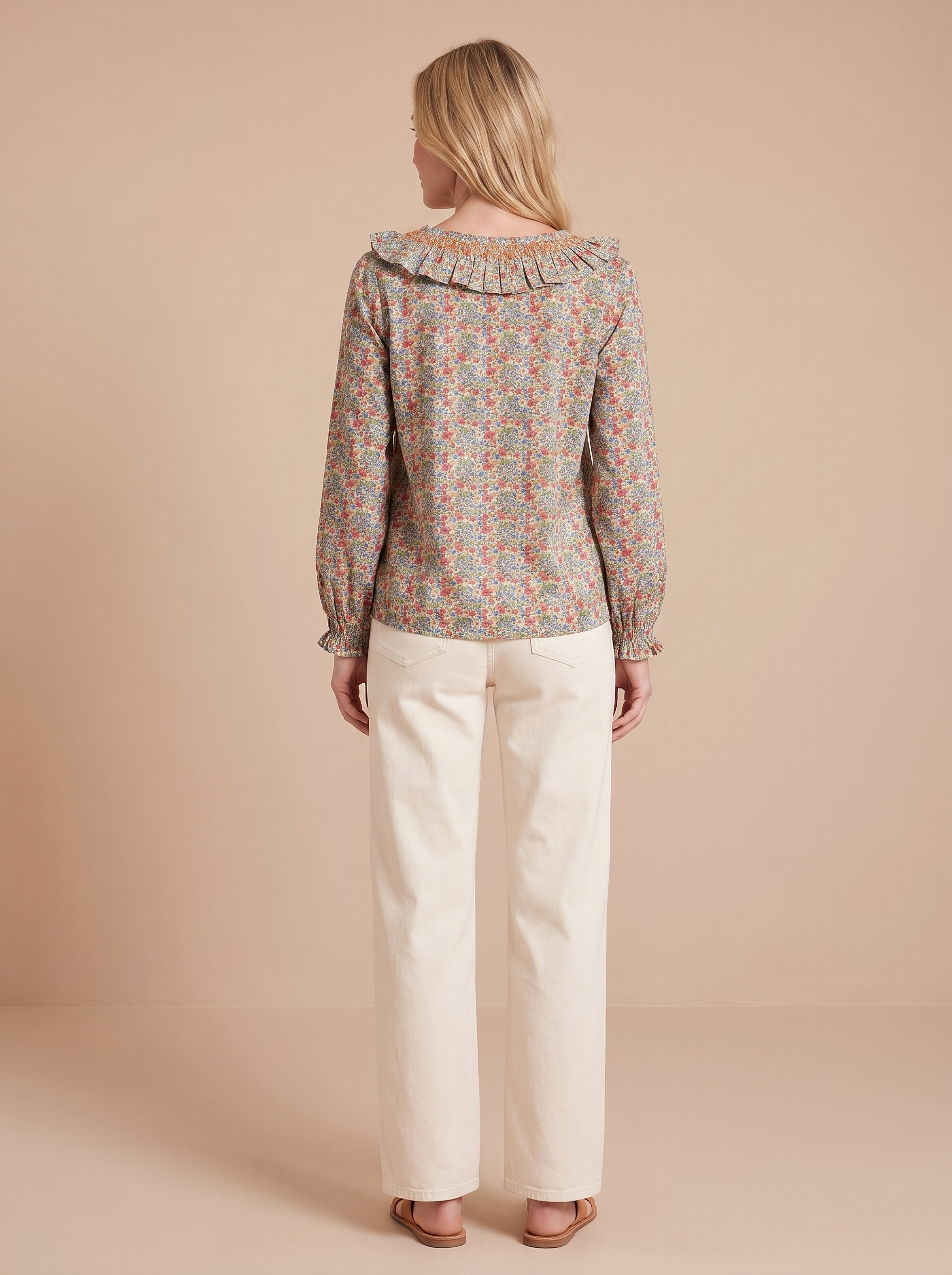 Blouse Rio-Pine Red — vue de dos