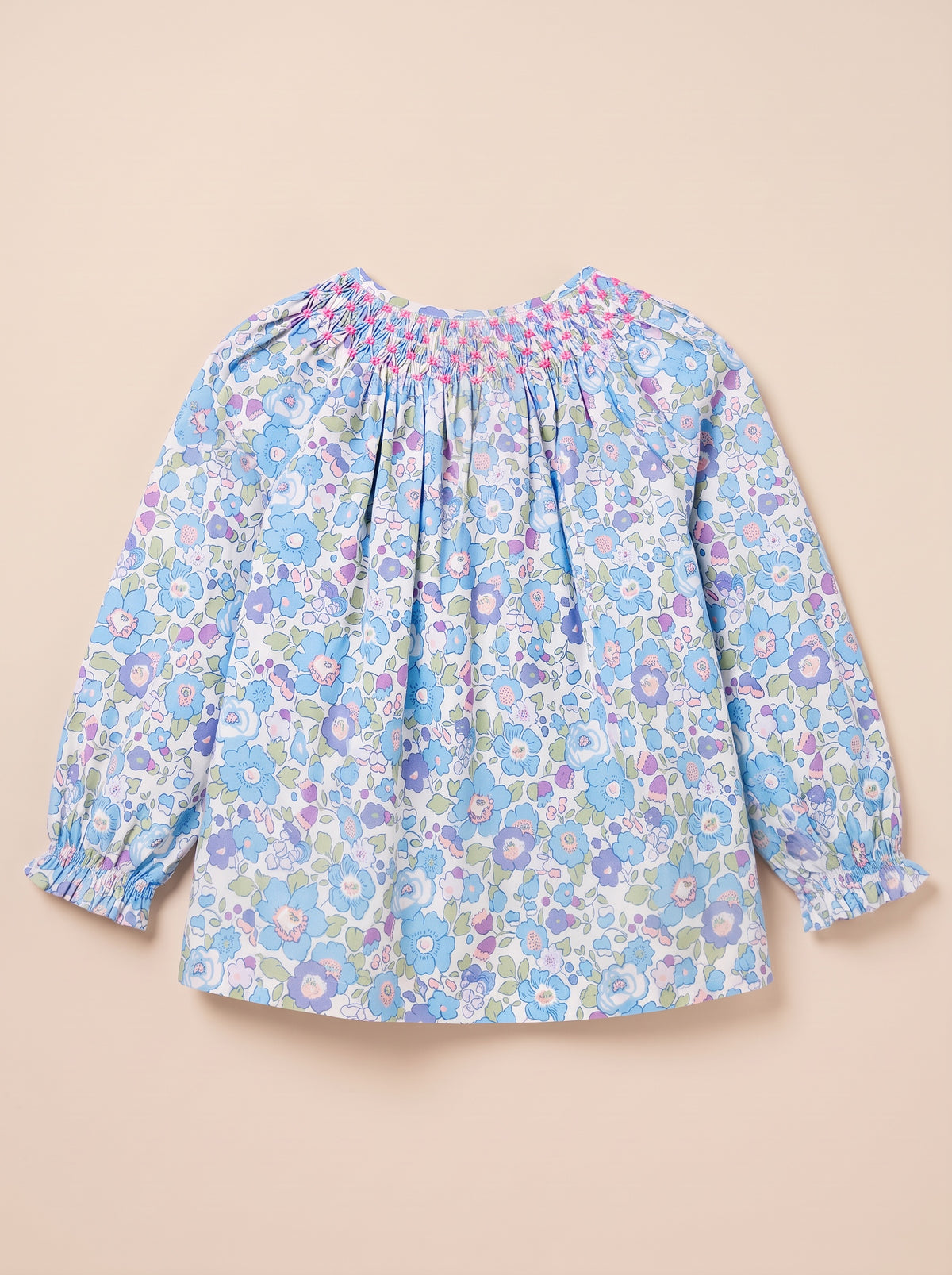 Blouse Sacha bleu violet – de face
