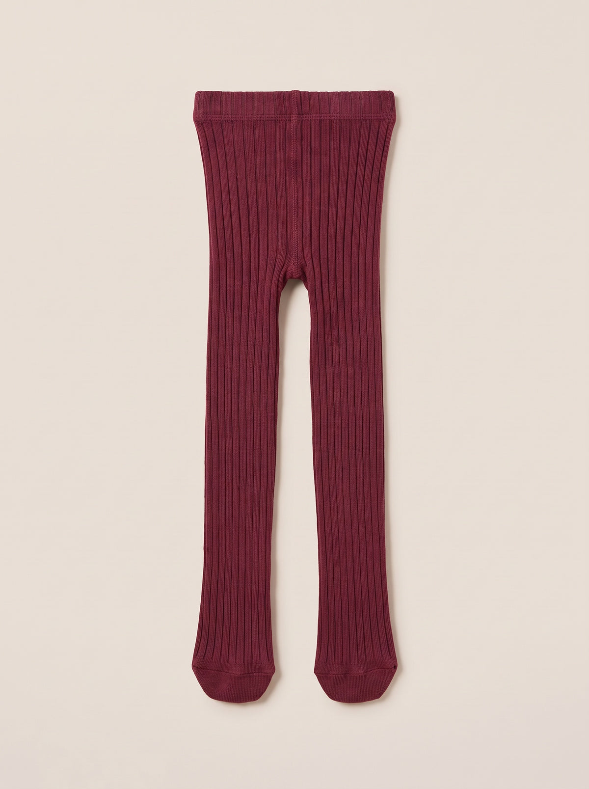 Collant Gypsy grenat côtelé