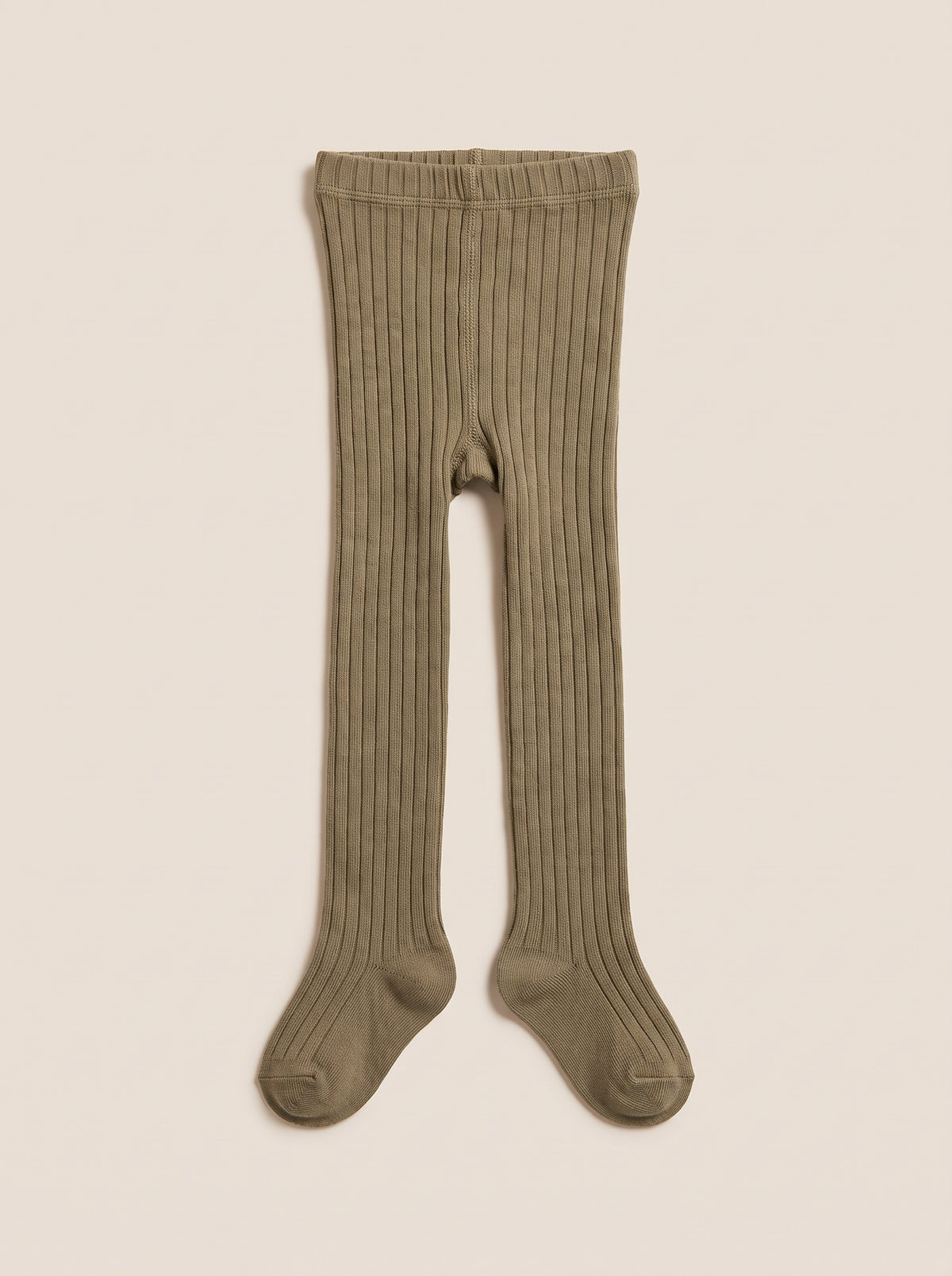 Collant Gypsy kaki côtelé