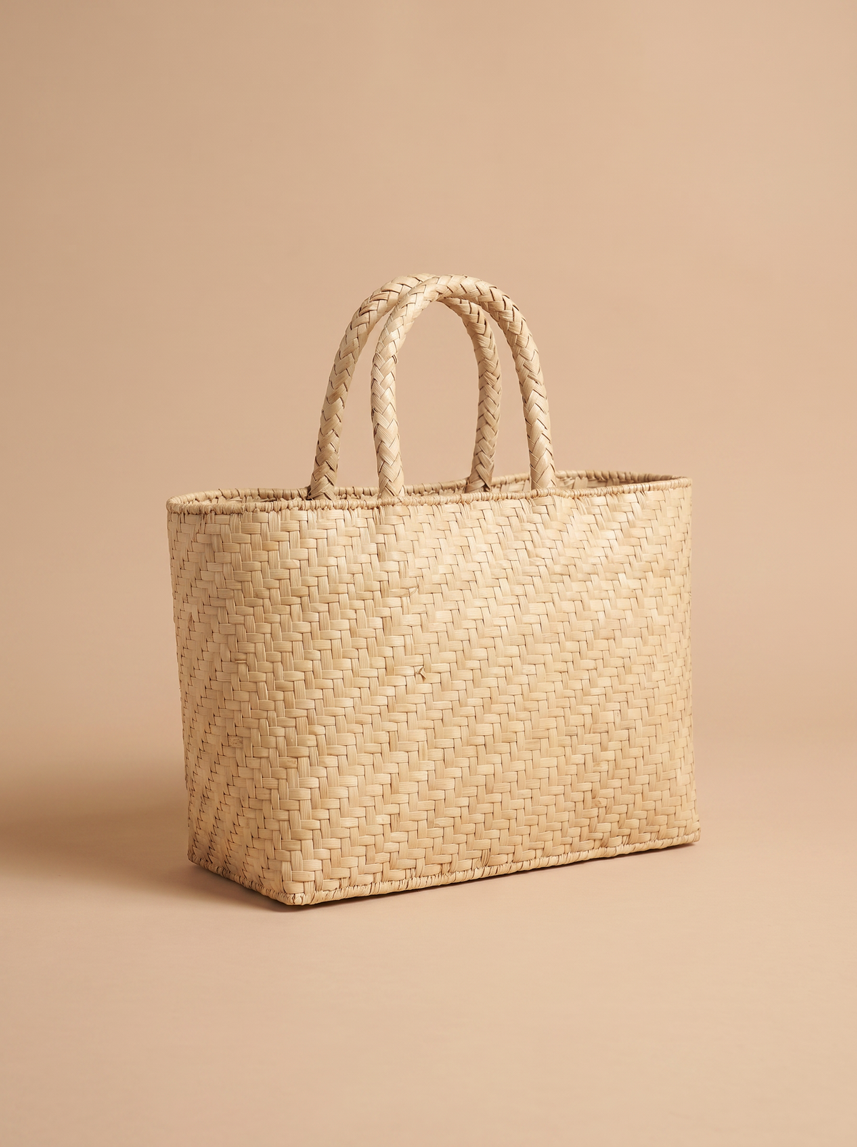 Panier Solé en paille tressée main - vue produit