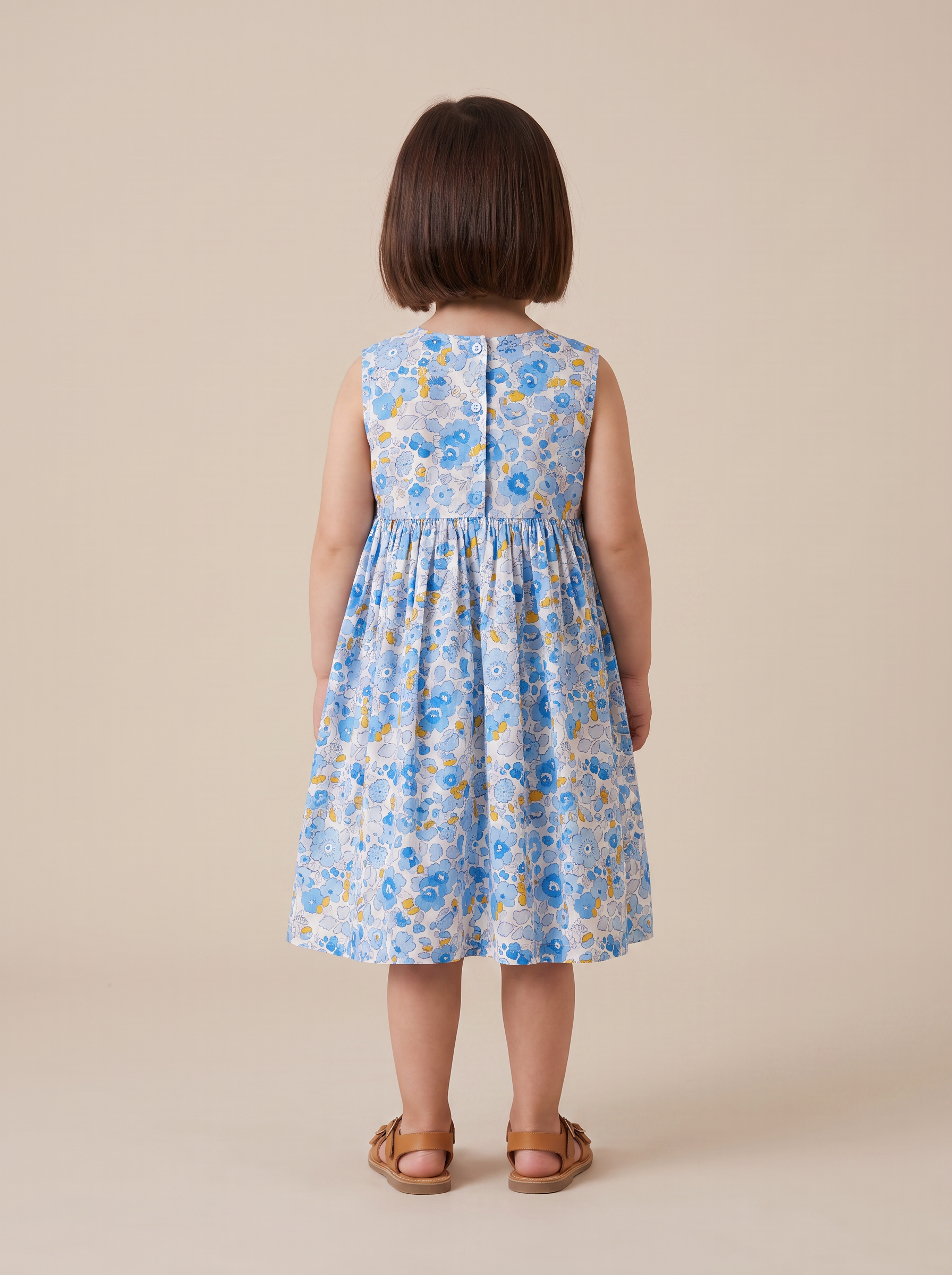Robe Rita Betsy Bleu - dos