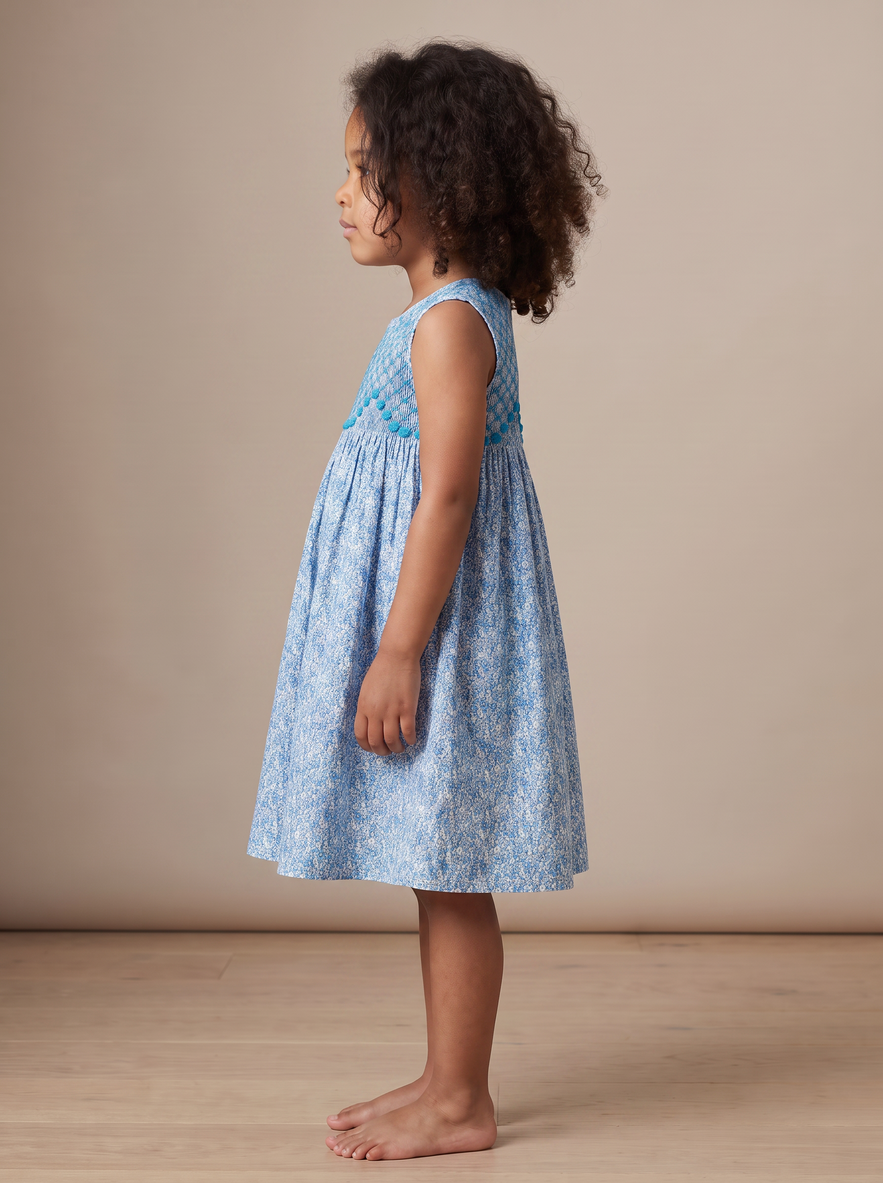 Robe Rita-Pepper bleu - profil