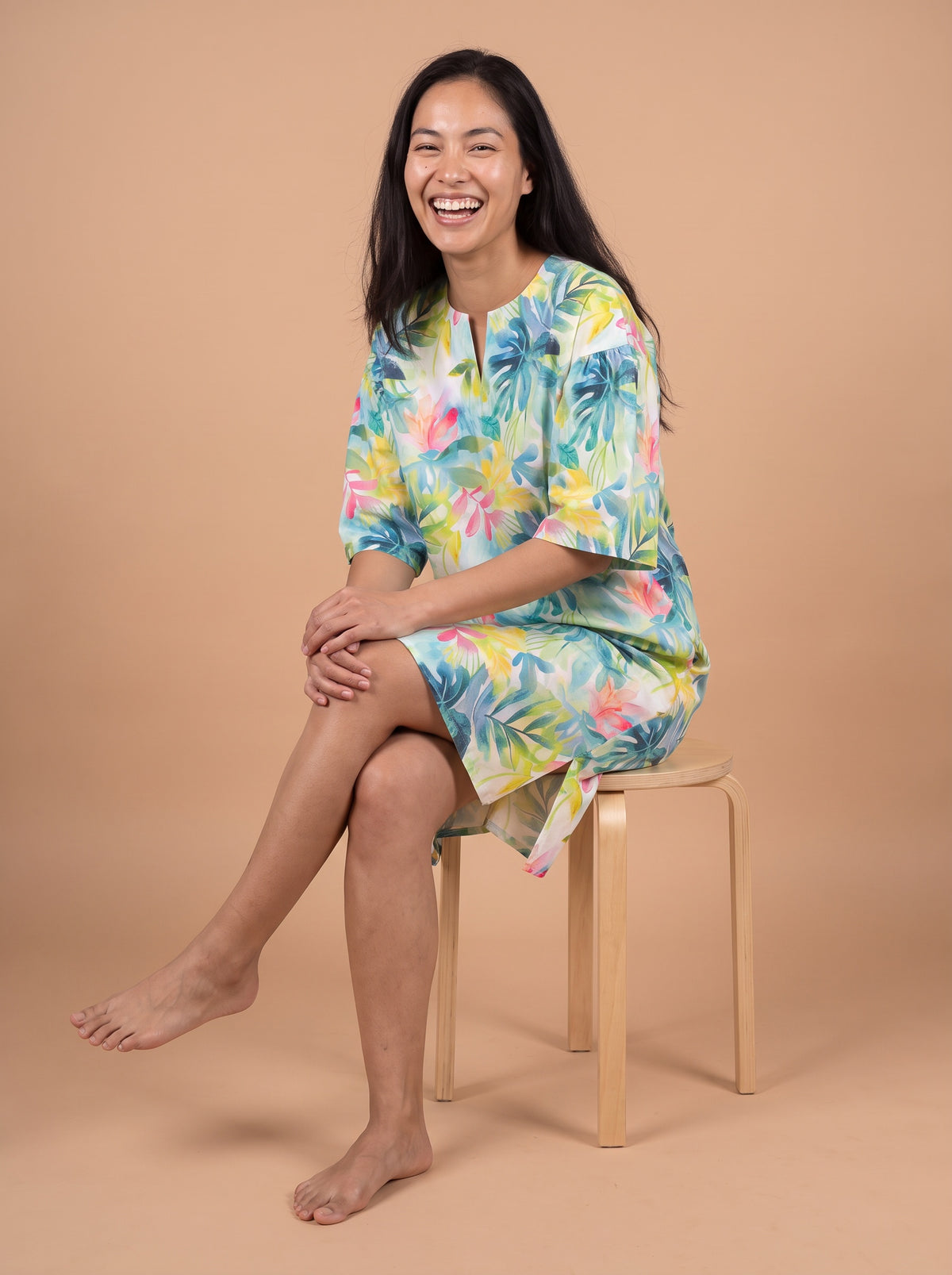 Robe Soa - Green portée