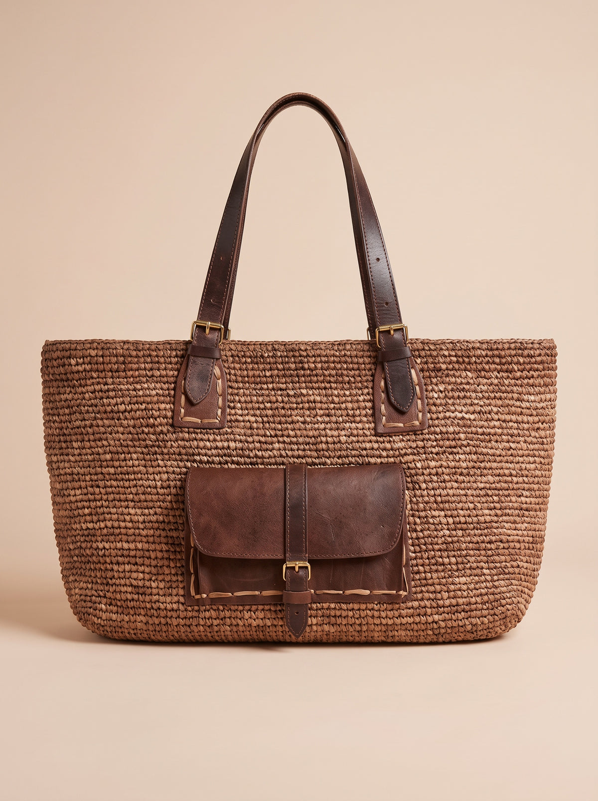 Sac Kalami en raphia – de face