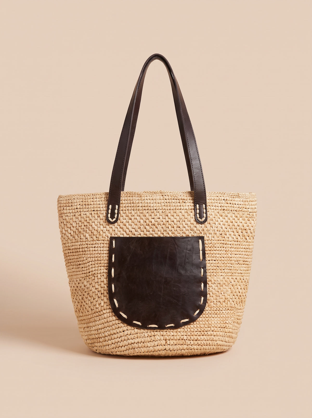 Sac Katana en raphia – de face