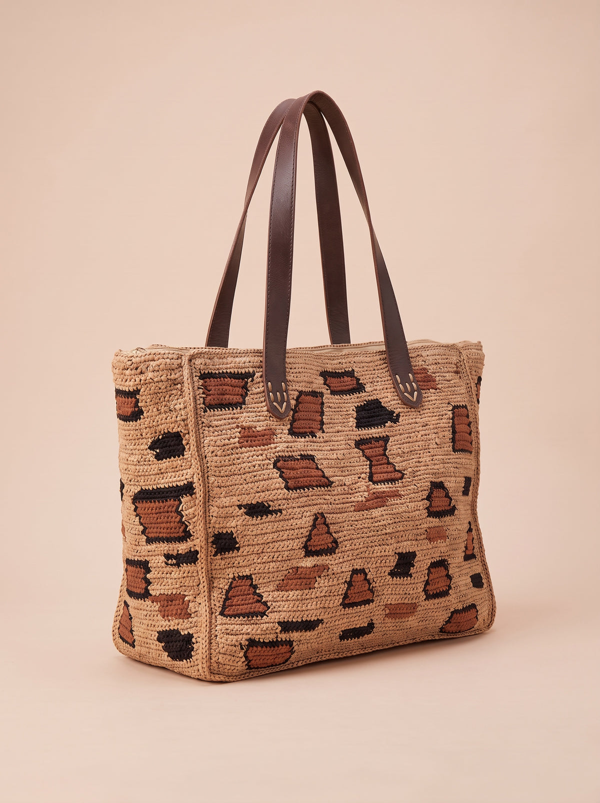 Sac Ketany en raphia – vue 3/4