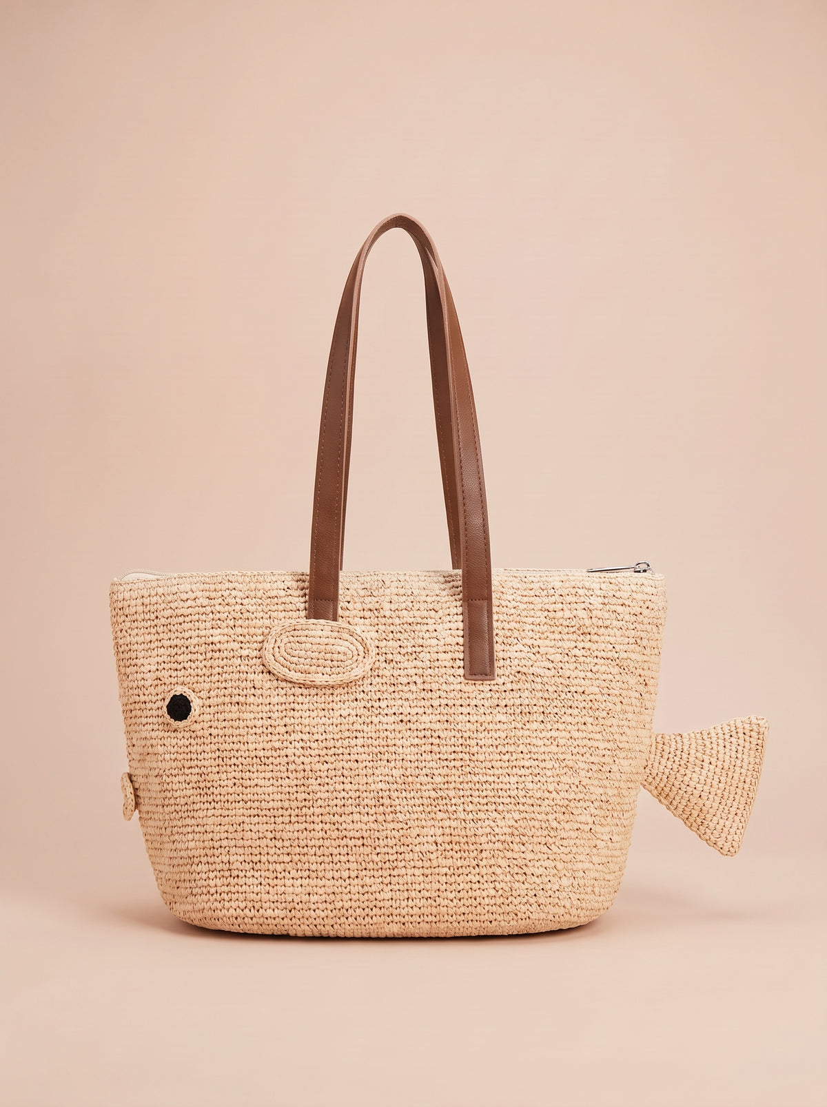 Sac Poisson en raphia – de dos