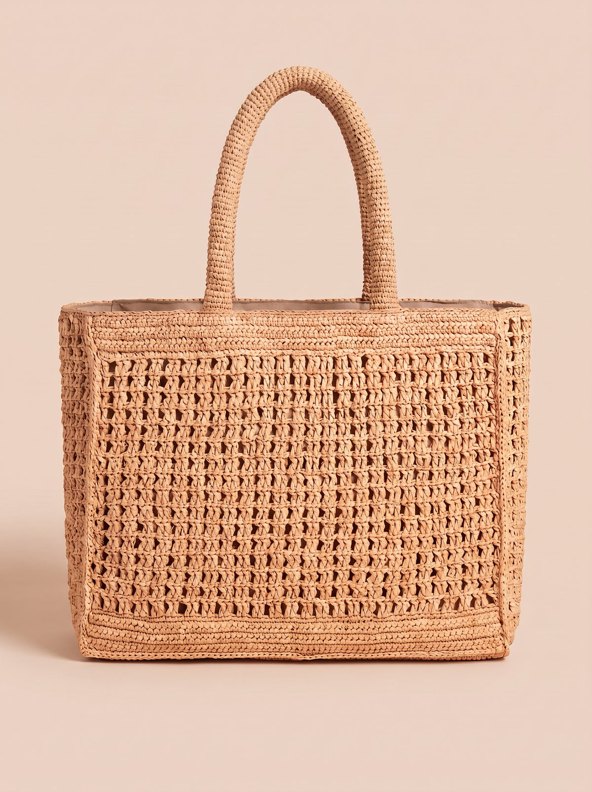 Sac Tifany en raphia – de dos