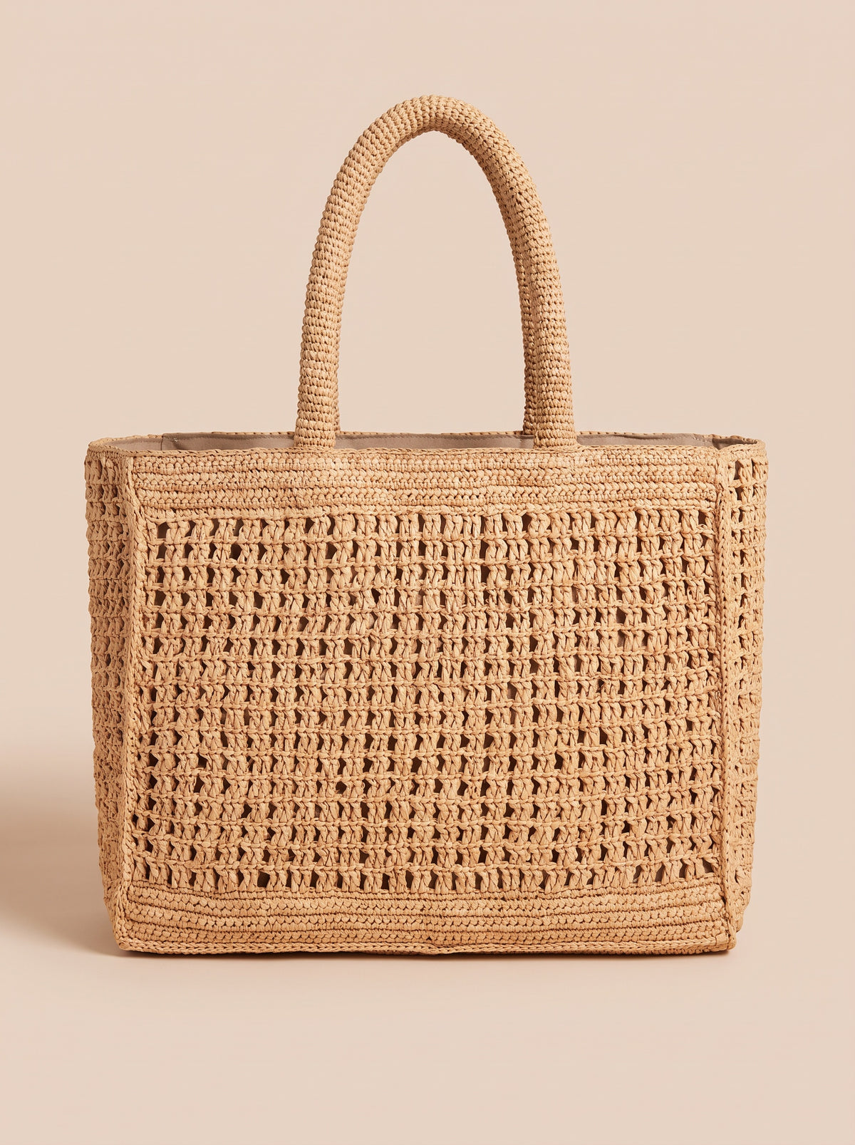 Sac Tifany en raphia – de face